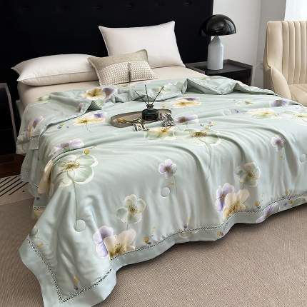 91家纺网 家纺一手货源 找家纺 总 雅高2025特价清仓40s莫代尔镂空7A抗菌夏凉被夏被空调被子被芯