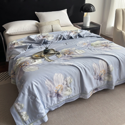 91家纺网 家纺一手货源 找家纺 总 雅高2025特价清仓40s莫代尔镂空7A抗菌夏凉被夏被空调被子被芯