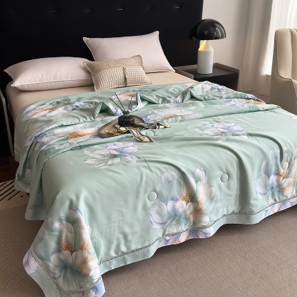 91家纺网 家纺一手货源 找家纺 总 雅高2025特价清仓40s莫代尔镂空7A抗菌夏凉被夏被空调被子被芯