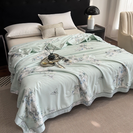 91家纺网 家纺一手货源 找家纺 总 雅高2025特价清仓40s莫代尔镂空7A抗菌夏凉被夏被空调被子被芯