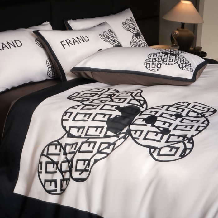 91家纺网 家纺一手货源 找家纺 （总）花沐 2025春夏新款凉感冰丝四件套系列