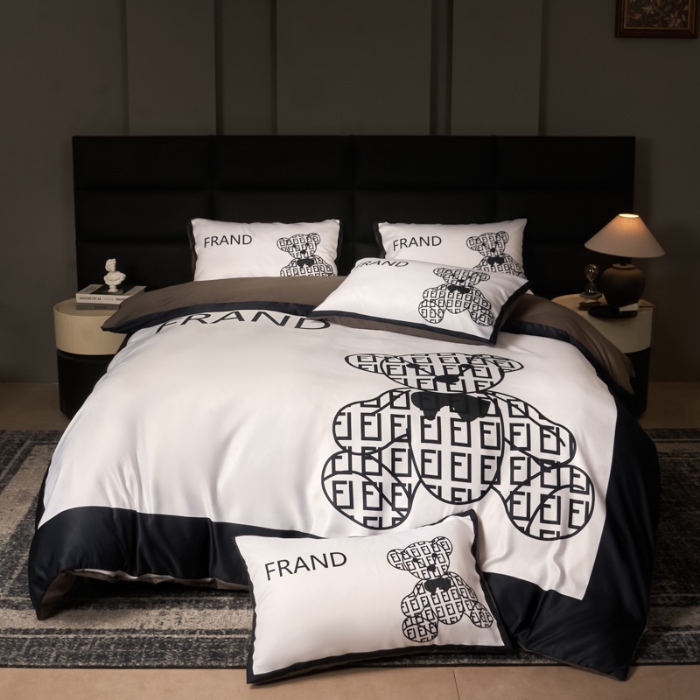 91家纺网 家纺一手货源 找家纺 （总）花沐 2025春夏新款凉感冰丝四件套系列