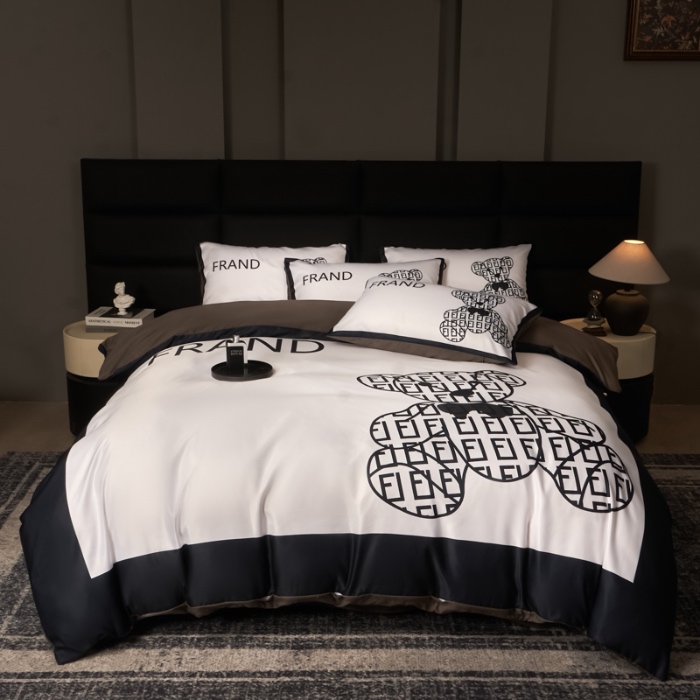 91家纺网 家纺一手货源 找家纺 （总）花沐 2025春夏新款凉感冰丝四件套系列