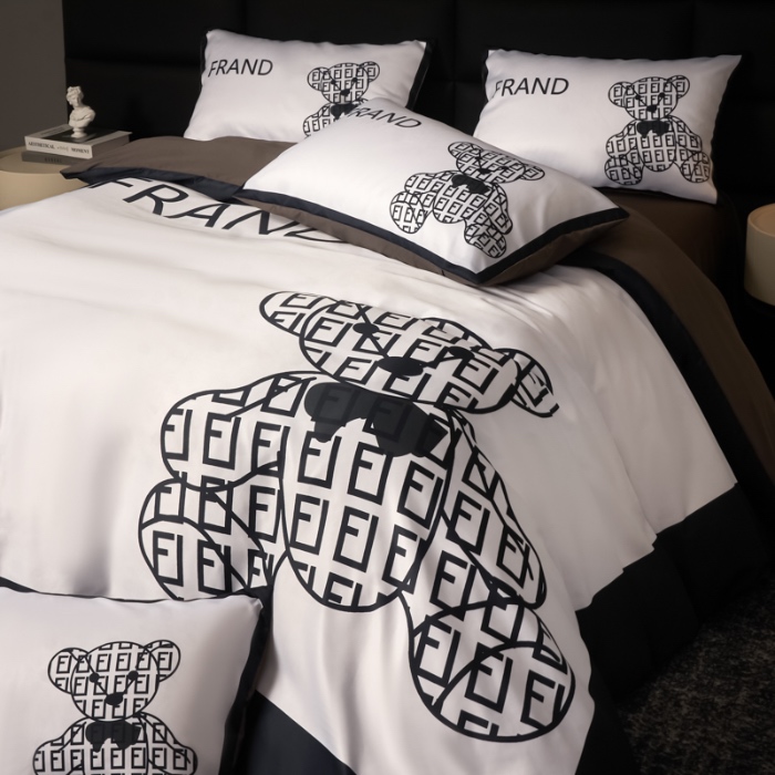 91家纺网 家纺一手货源 找家纺 （总）花沐 2025春夏新款凉感冰丝四件套系列