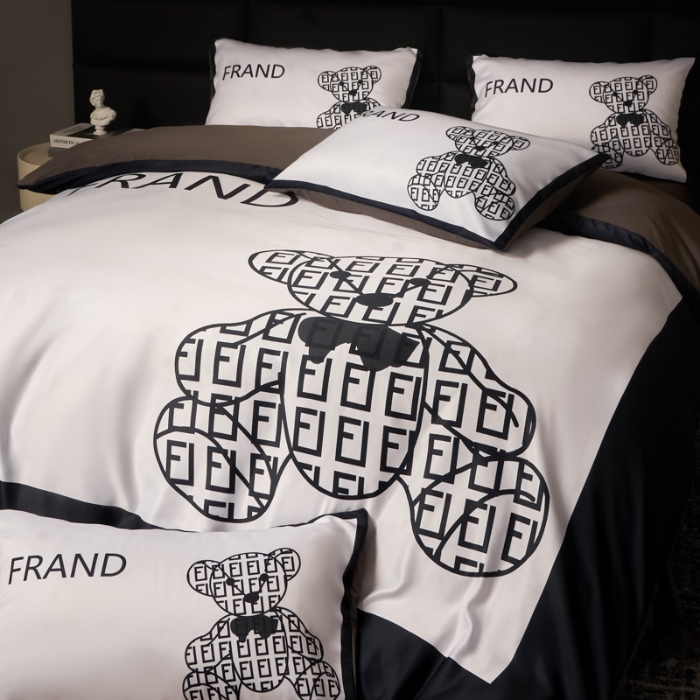 91家纺网 家纺一手货源 找家纺 （总）花沐 2025春夏新款凉感冰丝四件套系列