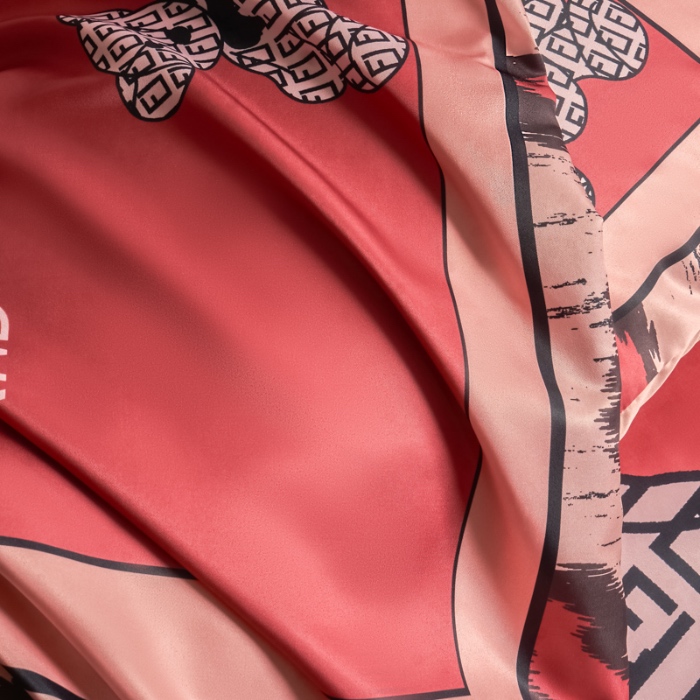 91家纺网 家纺一手货源 找家纺 花沐 2025春夏新款凉感冰丝四件套系列 冰丝粉豹纹