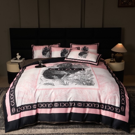 花沐 2025春夏新款凉感冰丝四件套系列 冰丝熙熙兔