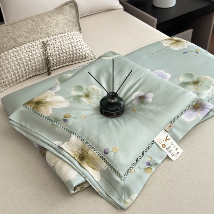 91家纺网 家纺一手货源 找家纺 总 雅高 2025特价清仓40s莫代尔莱赛尔镂空抗菌夏凉被芯空调被被子夏被