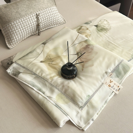 91家纺网 家纺一手货源 找家纺 总 雅高 2025特价清仓40s莫代尔莱赛尔镂空抗菌夏凉被芯空调被被子夏被