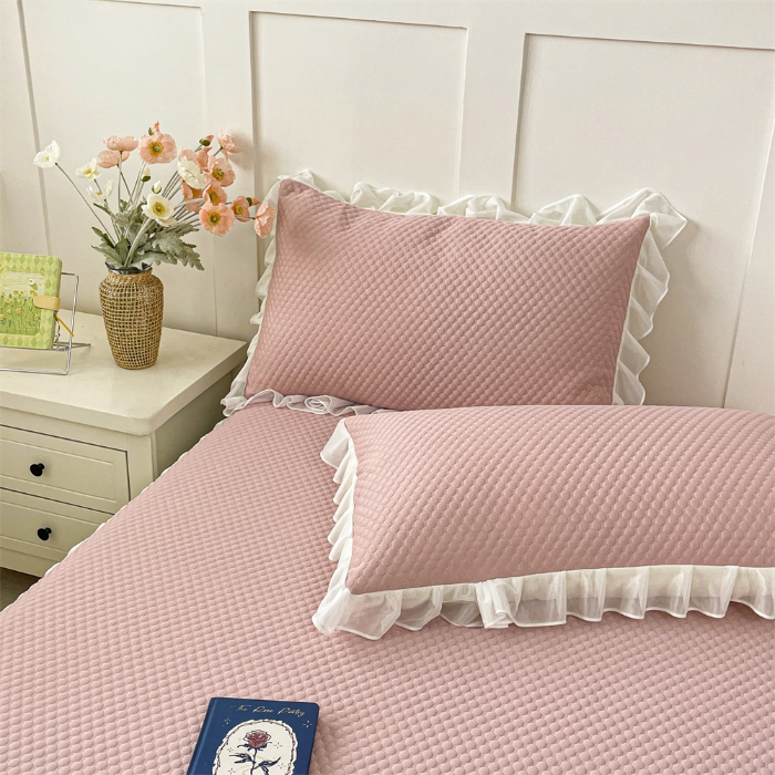 91家纺网 家纺一手货源 找家纺 （总）2025云母3D凉感冰豆豆凉席空调席床群款三件套床笠款凉席（保证不起球）