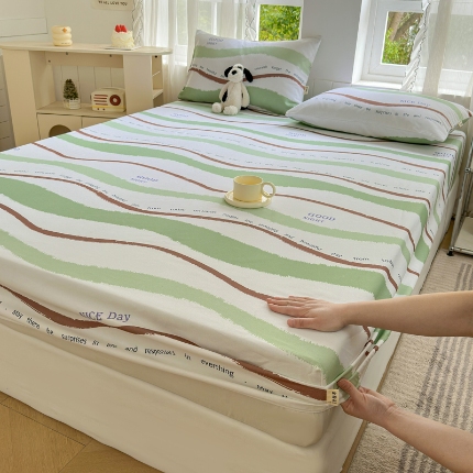 91家纺网 家纺一手货源 找家纺 （总）莱登卡奴 新款A类100%全棉老粗布单品系列-床笠