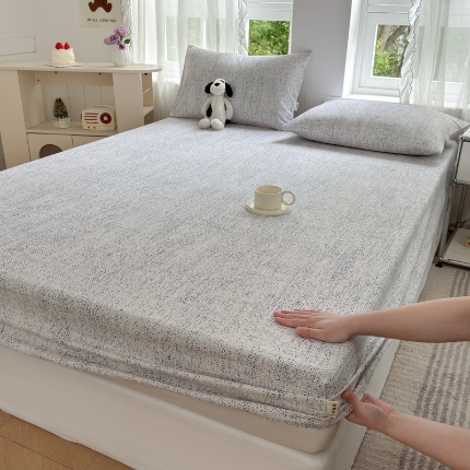 91家纺网 家纺一手货源 找家纺 （总）莱登卡奴 新款A类100%全棉老粗布单品系列-床笠