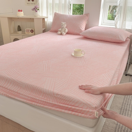 91家纺网 家纺一手货源 找家纺 （总）莱登卡奴 新款A类100%全棉老粗布单品系列-床笠