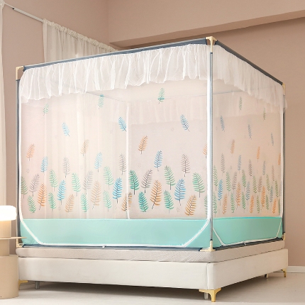 91家纺网 家纺一手货源 找家纺 （总）帐纱印花三开门防摔床笠儿童卧室专用卡通可爱床笠