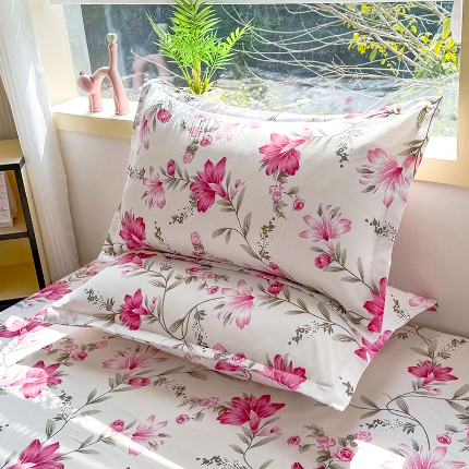 91家纺网 家纺一手货源 找家纺 （总）梵巢 家纺芦荟棉枕套磨毛化纤枕套48*74cm