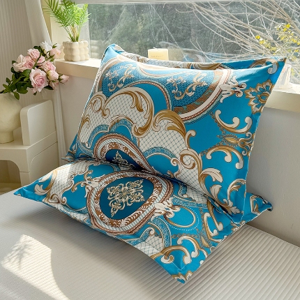 91家纺网 家纺一手货源 找家纺 （总）梵巢 家纺芦荟棉枕套磨毛化纤枕套48*74cm