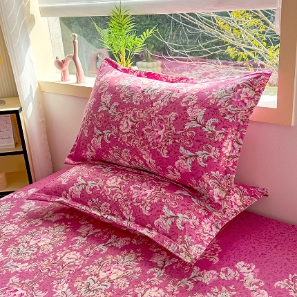 91家纺网 家纺一手货源 找家纺 （总）亿佳人 芦荟棉枕套磨毛化纤枕套48*74cm