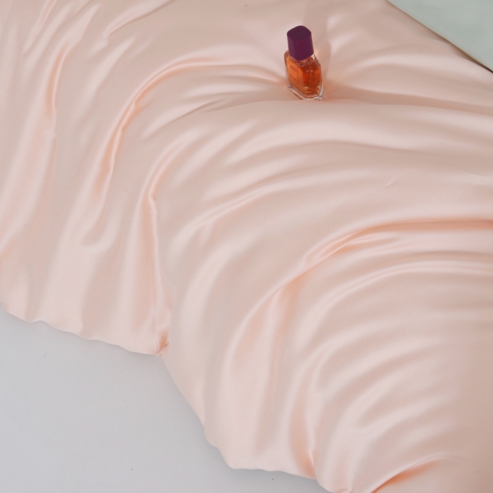 91家纺网 家纺一手货源 找家纺 （总）2025新款兰精天丝四件套纯色双拼被罩床单四季通用床品套件