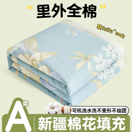 91家纺网 家纺一手货源 找家纺 （总）恬思语家纺 2025新款全棉印花棉花夏被