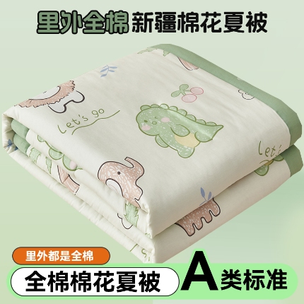 91家纺网 家纺一手货源 找家纺 （总）恬思语家纺 2025新款全棉印花棉花夏被