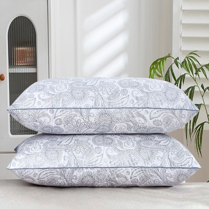 91家纺网 家纺一手货源 找家纺 兴丝露枕芯 印花舒适枕 枕头学生枕 磨毛枕芯 印花枕头 网销赠品 高弹舒适枕