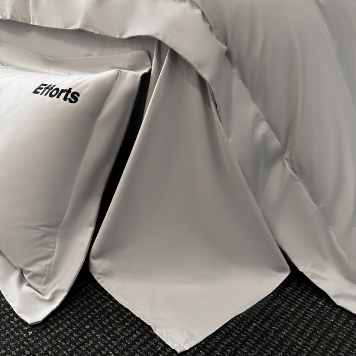 91家纺网 家纺一手货源 找家纺 （总）（控价）2025新款 专版花型 高克重A类 全棉长绒棉精工刺绣四件套-前程似锦