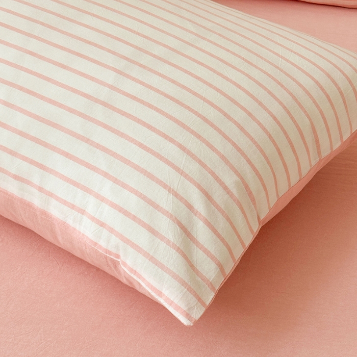 91家纺网 家纺一手货源 找家纺 熙宴家纺 2025新款全棉色织水洗棉棉花夏被四件套 果粉条