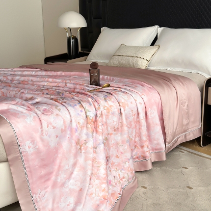 91家纺网 家纺一手货源 找家纺 总  雅高 2025清仓特价60s奥地利兰精天丝蚕丝抗菌夏被凉感丝滑夏凉被莱赛尔空调被被子被芯