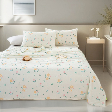 91家纺网 家纺一手货源 找家纺 （总）3D数码印花有氨针织棉凉感夏被 凉感丝夏被空调被薄被子夏凉被