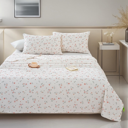 91家纺网 家纺一手货源 找家纺 （总）3D数码印花有氨针织棉凉感夏被 凉感丝夏被空调被薄被子夏凉被