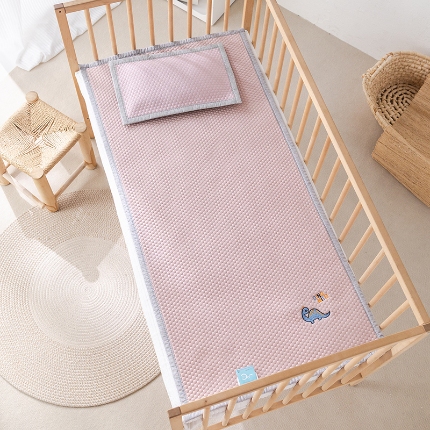 91家纺网 家纺一手货源 找家纺 （总）丹兰 2025新款可定做婴童凉席凉豆豆冰丝席竹席儿童藤席幼儿园午睡席子