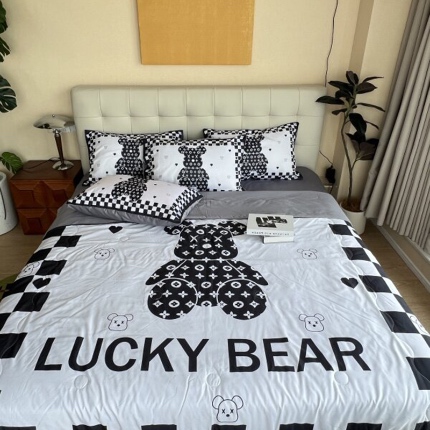 91家纺网 家纺一手货源 找家纺 （总）棉生活 2025新款大版水洗真丝数码夏被四件套