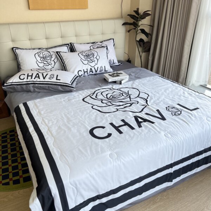 91家纺网 家纺一手货源 找家纺 （总）棉生活 2025新款大版水洗真丝数码夏被四件套