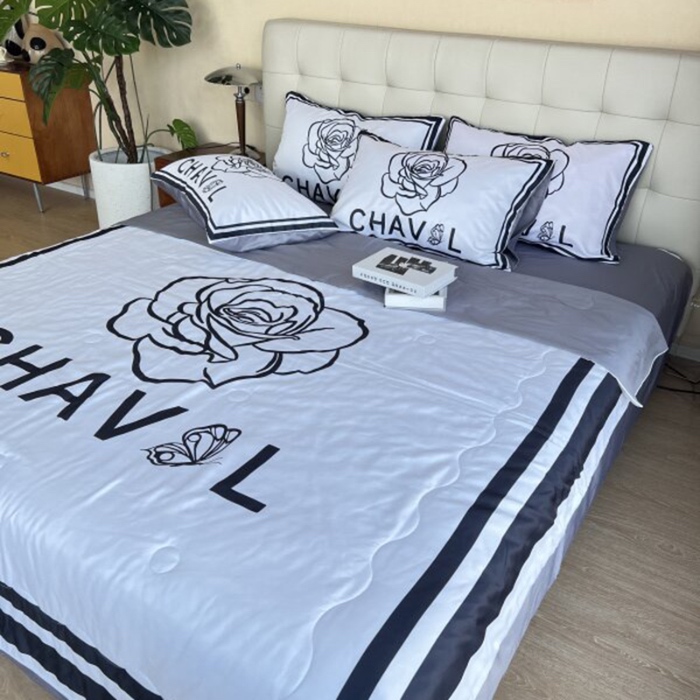 91家纺网 家纺一手货源 找家纺 （总）棉生活 2025新款大版水洗真丝数码夏被四件套