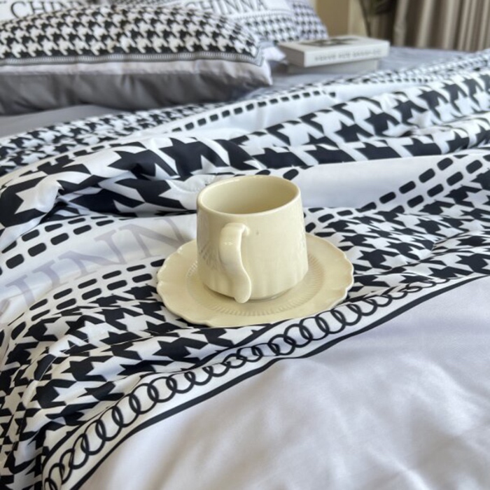 91家纺网 家纺一手货源 找家纺 棉生活 2025新款大版水洗真丝数码夏被四件套 伯尔