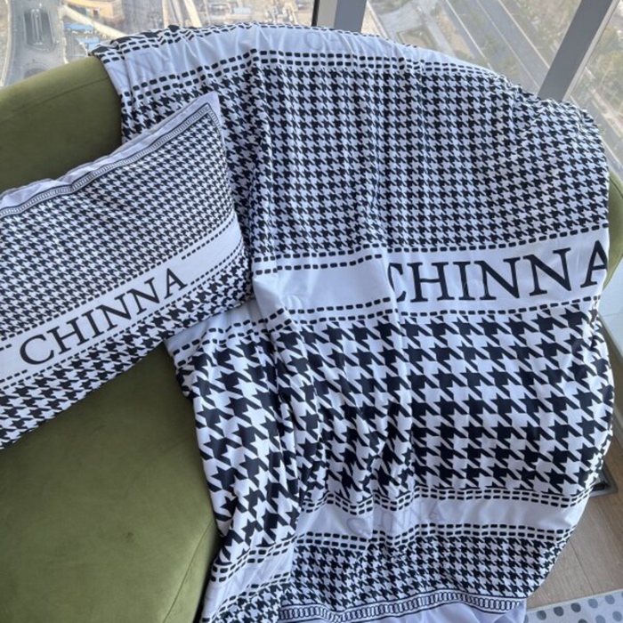 91家纺网 家纺一手货源 找家纺 棉生活 2025新款大版水洗真丝数码夏被四件套 伯尔