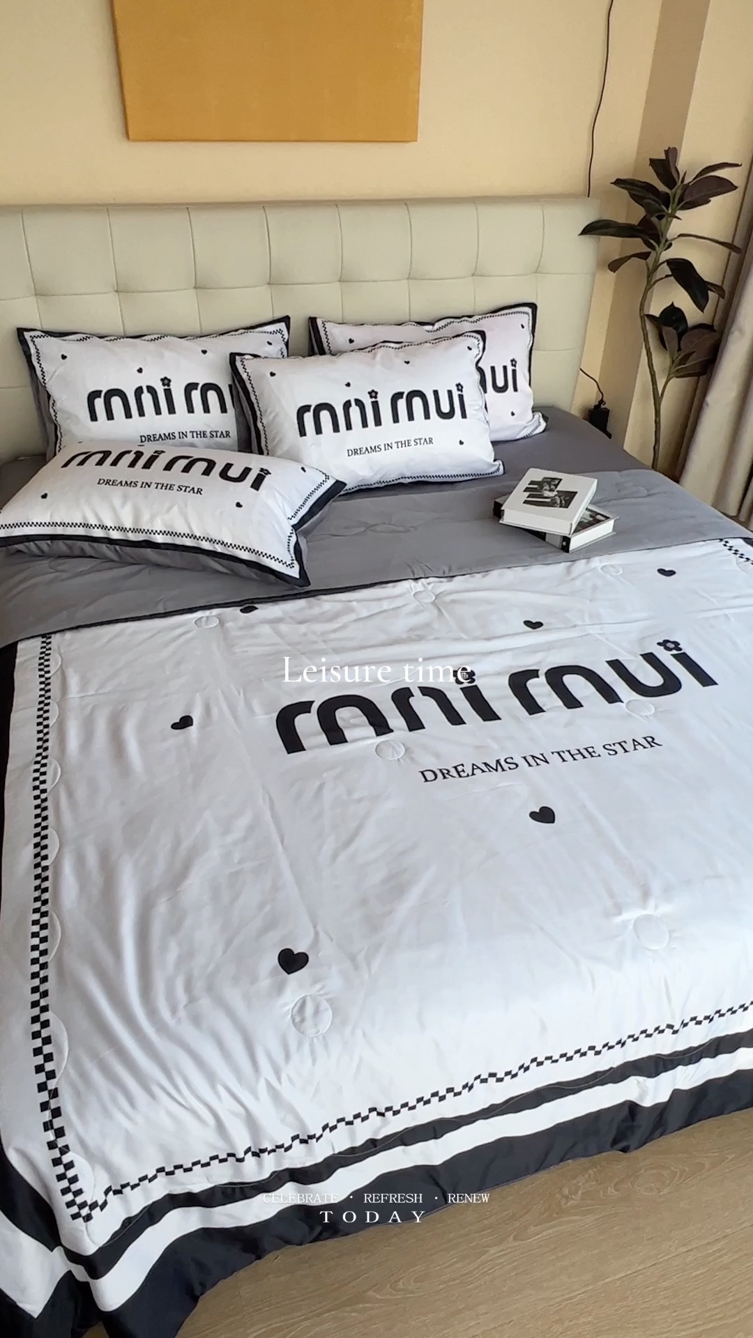 91家纺网 家纺一手货源 找家纺 棉生活 2025新款大版水洗真丝数码夏被四件套 甜美小姐