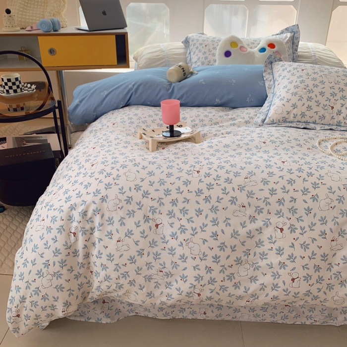 91家纺网 家纺一手货源 找家纺 （总）莱豫家纺 2024新款纯棉四件套13070第四波