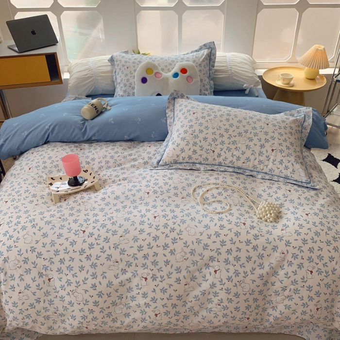 91家纺网 家纺一手货源 找家纺 （总）莱豫家纺 2024新款纯棉四件套13070第四波