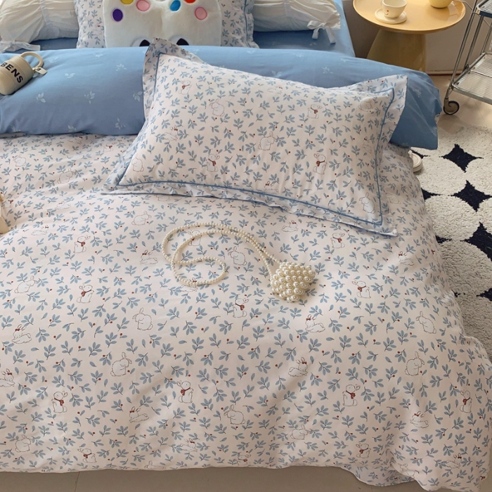 91家纺网 家纺一手货源 找家纺 （总）莱豫家纺 2024新款纯棉四件套13070第四波