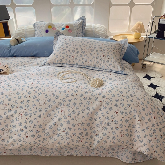 91家纺网 家纺一手货源 找家纺 （总）莱豫家纺 2024新款纯棉四件套13070第四波