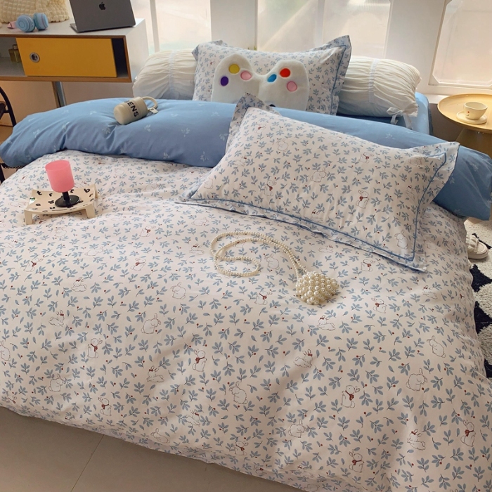 91家纺网 家纺一手货源 找家纺 （总）莱豫家纺 2024新款纯棉四件套13070第四波