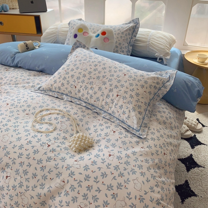 91家纺网 家纺一手货源 找家纺 （总）莱豫家纺 2024新款纯棉四件套13070第四波