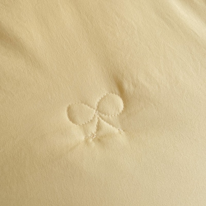 91家纺网 家纺一手货源 找家纺 苏米娜家纺2025春夏新品韩版甜美公主风超柔水洗棉床盖四件套刺绣针织棉双层纱纯棉棉麻全棉少女心夹棉床裙款夏被款床盖四件套 幻蝶-嫩黄