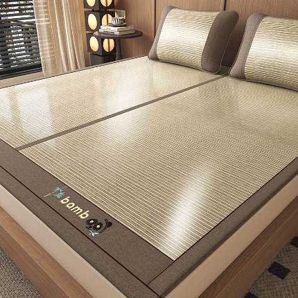 91家纺网 家纺一手货源 找家纺 （总）品乐家纺2025新款双面竹席夏季席子