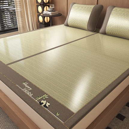 91家纺网 家纺一手货源 找家纺 （总）品乐家纺2025新款双面竹席夏季席子