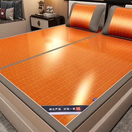 91家纺网 家纺一手货源 找家纺 （总）品乐家纺2025新款双面竹席夏季席子