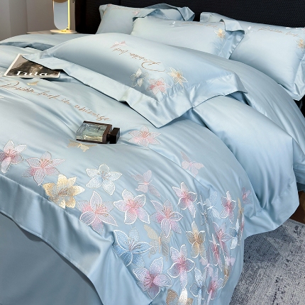 91家纺网 家纺一手货源 找家纺 （总）（总）星蕴家纺 2025新款澳棉正宗长绒棉四件套-诺兰