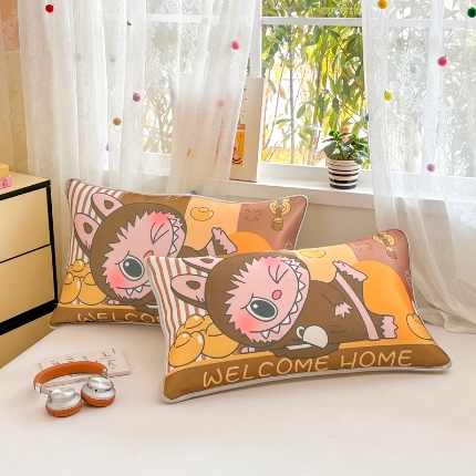 91家纺网 家纺一手货源 找家纺 （总）ds生活馆 2025新款大版卡通冰丝枕套