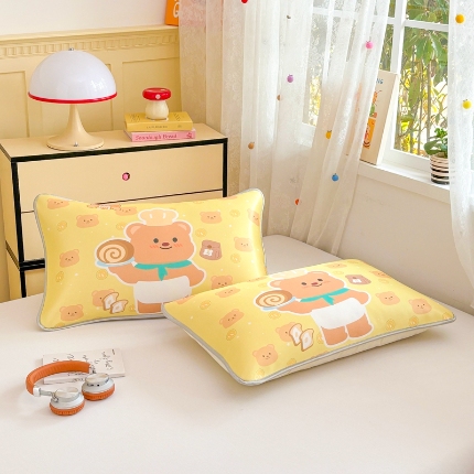 91家纺网 家纺一手货源 找家纺 （总）ds生活馆 2025新款大版卡通冰丝枕套